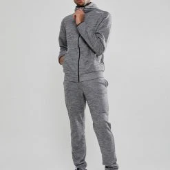 Craft Sportswear NA MEN'S LEISURE FULL ZIP HOODIE 27 Craft Sportswear NA MEN'S LEISURE FULL ZIP HOODIE