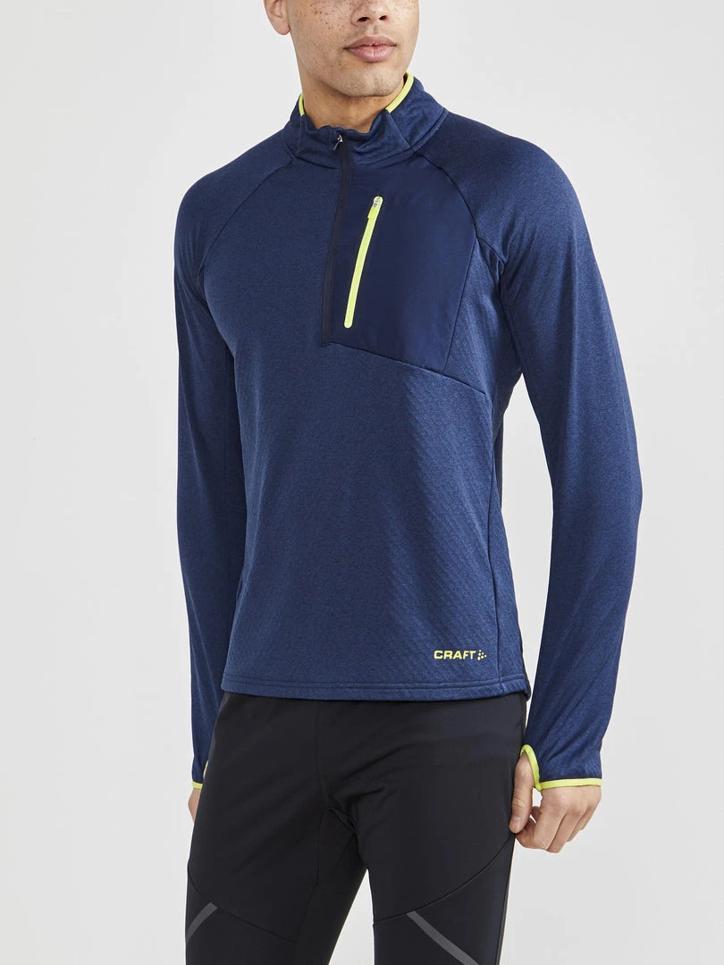 Craft Sportswear NA MEN'S CORE TRIM THERMAL MIDLAYER 23 Craft Sportswear NA MEN'S CORE TRIM THERMAL MIDLAYER