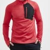 Craft Sportswear NA MEN'S CORE TRIM THERMAL MIDLAYER 1 Craft Sportswear NA MEN'S CORE TRIM THERMAL MIDLAYER