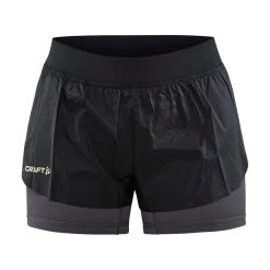 Craft Sportswear NA WOMEN'S CTM DISTANCE 2IN1 RUNNING SHORTS