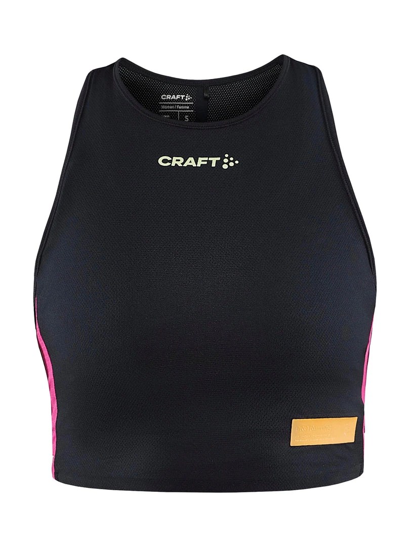 Craft Sportswear NA WOMEN'S PRO HYPERVENT RUNNING CROPPED TOP 14 Craft Sportswear NA WOMEN'S PRO HYPERVENT RUNNING CROPPED TOP