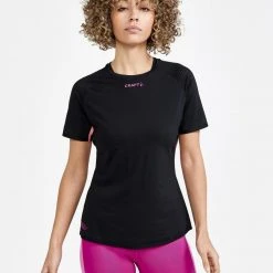 Craft Sportswear NA WOMEN'S CTM DISTANCE WARP MESH SS RUNNING TEE