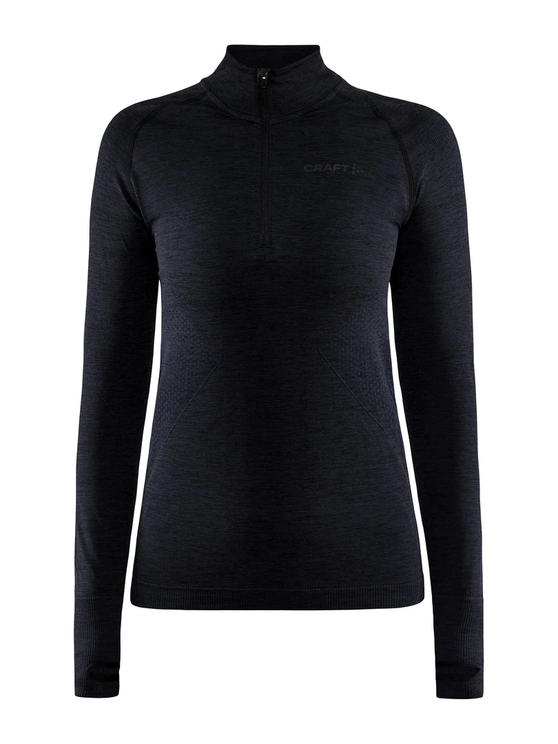 Craft Sportswear NA WOMEN'S CORE DRY ACTIVE COMFORT ZIP BASELAYER 15 Craft Sportswear NA WOMEN'S CORE DRY ACTIVE COMFORT ZIP BASELAYER