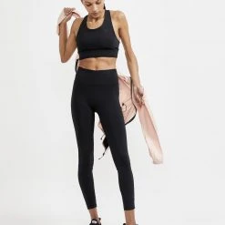 Craft Sportswear NA WOMEN'S CORE CHARGE HIGHWAIST RIB TIGHTS 12 Craft Sportswear NA WOMEN'S CORE CHARGE HIGHWAIST RIB TIGHTS