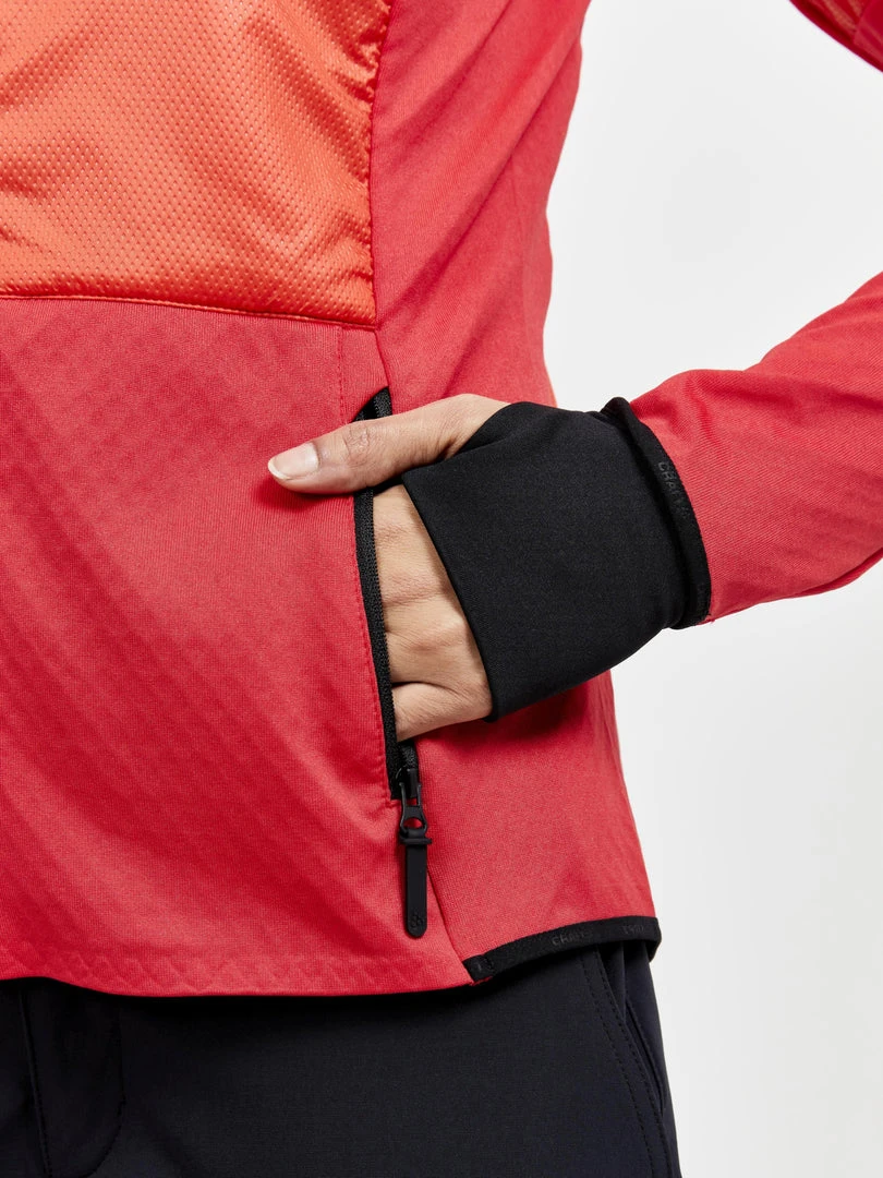 Craft Sportswear NA WOMEN'S ADV HYBRID THERMAL MIDLAYER 32 Craft Sportswear NA WOMEN'S ADV HYBRID THERMAL MIDLAYER