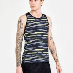 Craft Sportswear NA MEN'S CTM DISTANCE WARP MESH RUNNING SINGLET