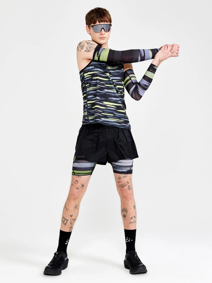 Craft Sportswear NA MEN'S CTM DISTANCE WARP MESH RUNNING SINGLET 7 Craft Sportswear NA MEN'S CTM DISTANCE WARP MESH RUNNING SINGLET