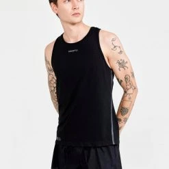 Craft Sportswear NA MEN'S CTM DISTANCE WARP MESH RUNNING SINGLET 21 Craft Sportswear NA MEN'S CTM DISTANCE WARP MESH RUNNING SINGLET