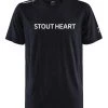 Craft Sportswear NA MEN'S TEAM RIVS TRI BLEND TEE