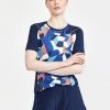 Craft Sportswear NA WOMEN'S PRO DAZZLE CAMO RUNNING TEE PRO Dazzle Camo Collection