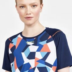 Craft Sportswear NA WOMEN'S PRO DAZZLE CAMO RUNNING TEE PRO Dazzle Camo Collection