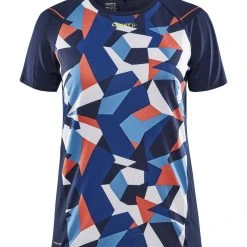 Craft Sportswear NA WOMEN'S PRO DAZZLE CAMO RUNNING TEE PRO Dazzle Camo Collection